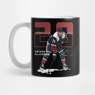 Nathan MacKinnon Colorado Outline Mug